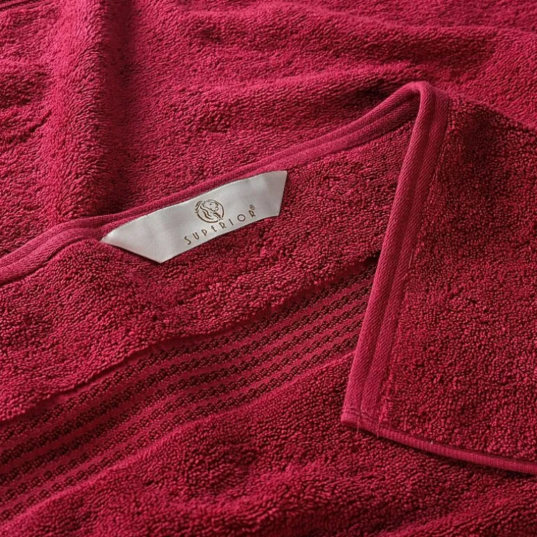 SUPERIOR® Heritage Collection | Luxury Egyptian Cotton 6-pc. Quick Dry Solid Bath Towel Set