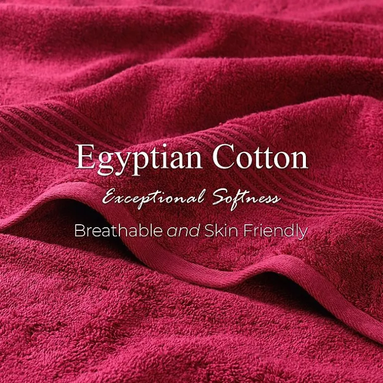 SUPERIOR® Heritage Collection | Luxury Egyptian Cotton 6-pc. Quick Dry Solid Bath Towel Set