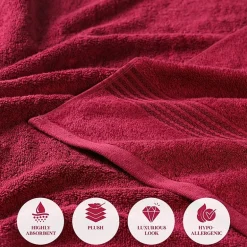 SUPERIOR® Heritage Collection | Luxury Egyptian Cotton 6-pc. Quick Dry Solid Bath Towel Set
