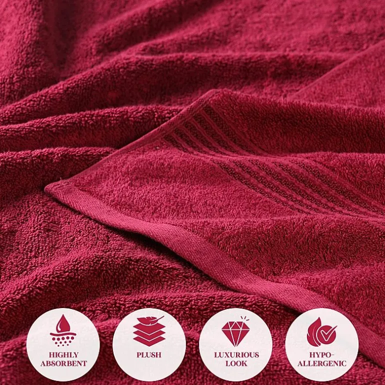SUPERIOR® Heritage Collection | Luxury Egyptian Cotton 6-pc. Quick Dry Solid Bath Towel Set