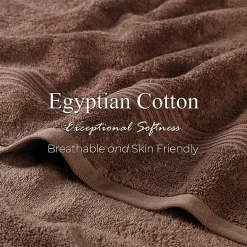 SUPERIOR® Heritage Collection | Luxury Egyptian Cotton 6-pc. Quick Dry Solid Bath Towel Set