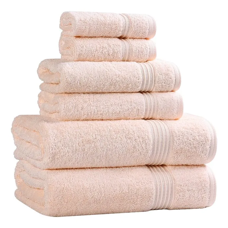 SUPERIOR® Heritage Collection | Luxury Egyptian Cotton 6-pc. Quick Dry Solid Bath Towel Set