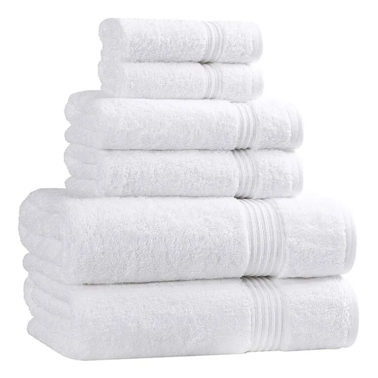 SUPERIOR® Heritage Collection | Luxury Egyptian Cotton 6-pc. Quick Dry Solid Bath Towel Set