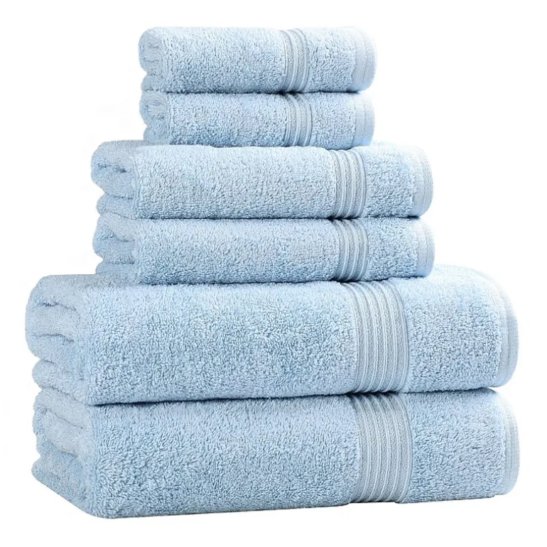 SUPERIOR® Heritage Collection | Luxury Egyptian Cotton 6-pc. Quick Dry Solid Bath Towel Set