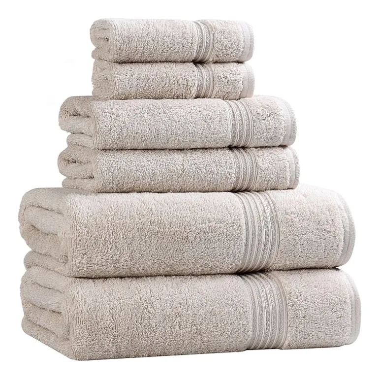SUPERIOR® Heritage Collection | Luxury Egyptian Cotton 6-pc. Quick Dry Solid Bath Towel Set
