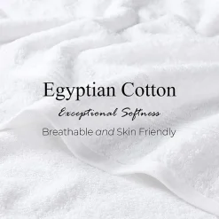SUPERIOR® Heritage Collection | Luxury Egyptian Cotton 6-pc. Quick Dry Solid Bath Towel Set