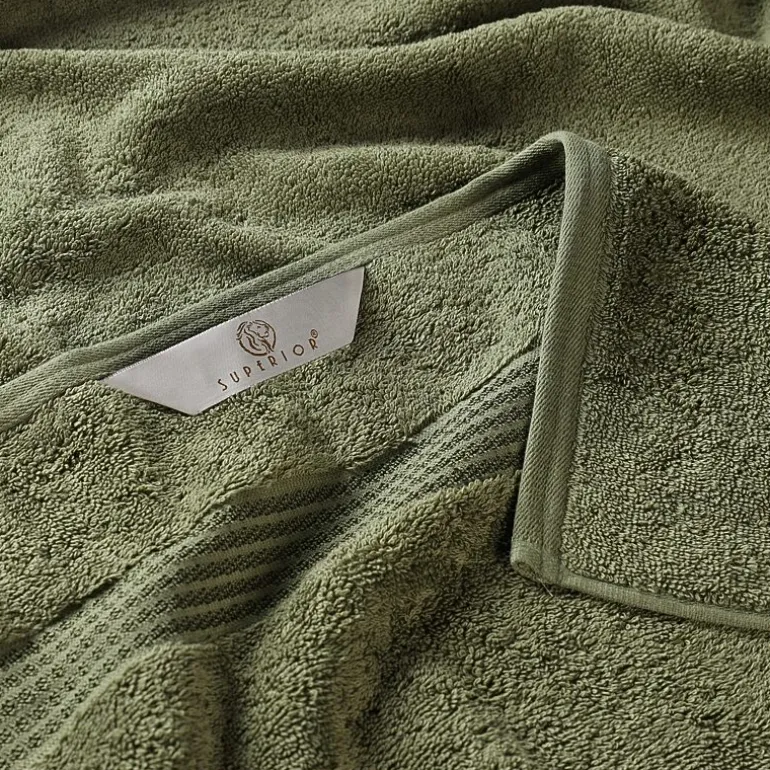 SUPERIOR® Heritage Collection | Luxury Egyptian Cotton 6-pc. Quick Dry Solid Bath Towel Set