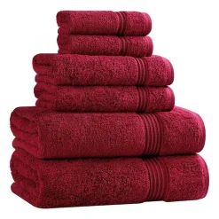 SUPERIOR® Heritage Collection | Luxury Egyptian Cotton 6-pc. Quick Dry Solid Bath Towel Set
