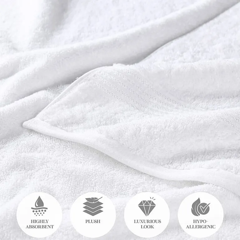 SUPERIOR® Heritage Collection | Luxury Egyptian Cotton 6-pc. Quick Dry Solid Bath Towel Set