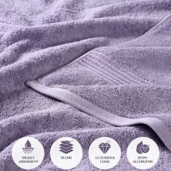 SUPERIOR® Heritage Collection | Luxury Egyptian Cotton 6-pc. Quick Dry Solid Bath Towel Set