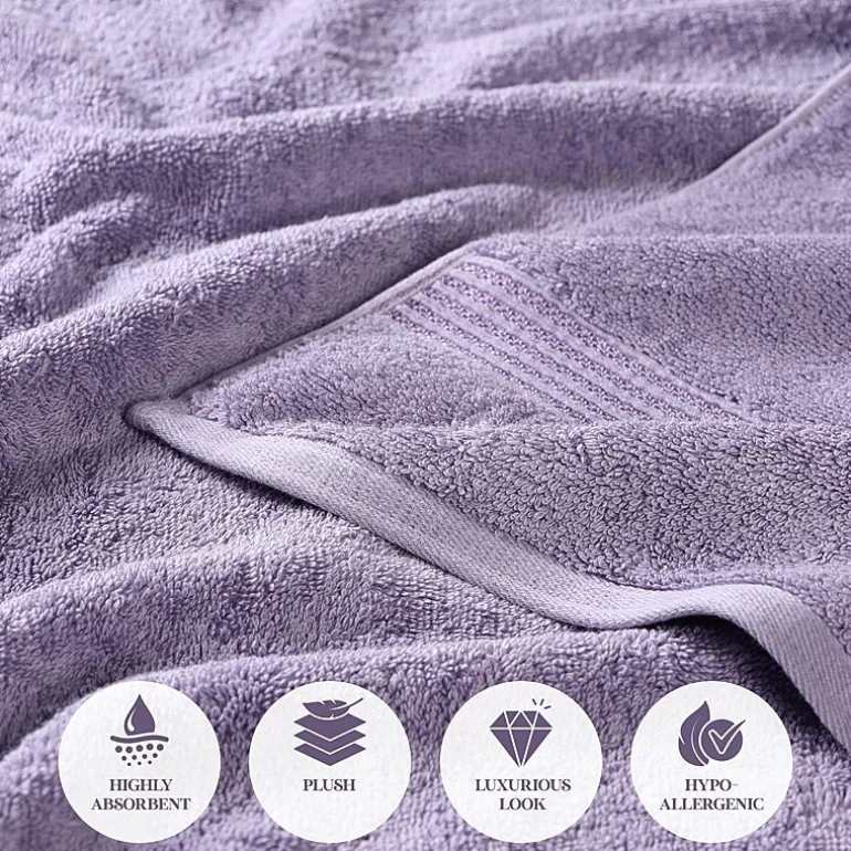 SUPERIOR® Heritage Collection | Luxury Egyptian Cotton 6-pc. Quick Dry Solid Bath Towel Set