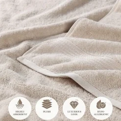 SUPERIOR® Heritage Collection | Luxury Egyptian Cotton 6-pc. Quick Dry Solid Bath Towel Set