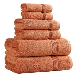 SUPERIOR® Heritage Collection | Luxury Egyptian Cotton 6-pc. Quick Dry Solid Bath Towel Set