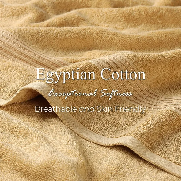 SUPERIOR® Heritage Collection | Luxury Egyptian Cotton 12-pc. Quick Dry Solid Bath Towel Set