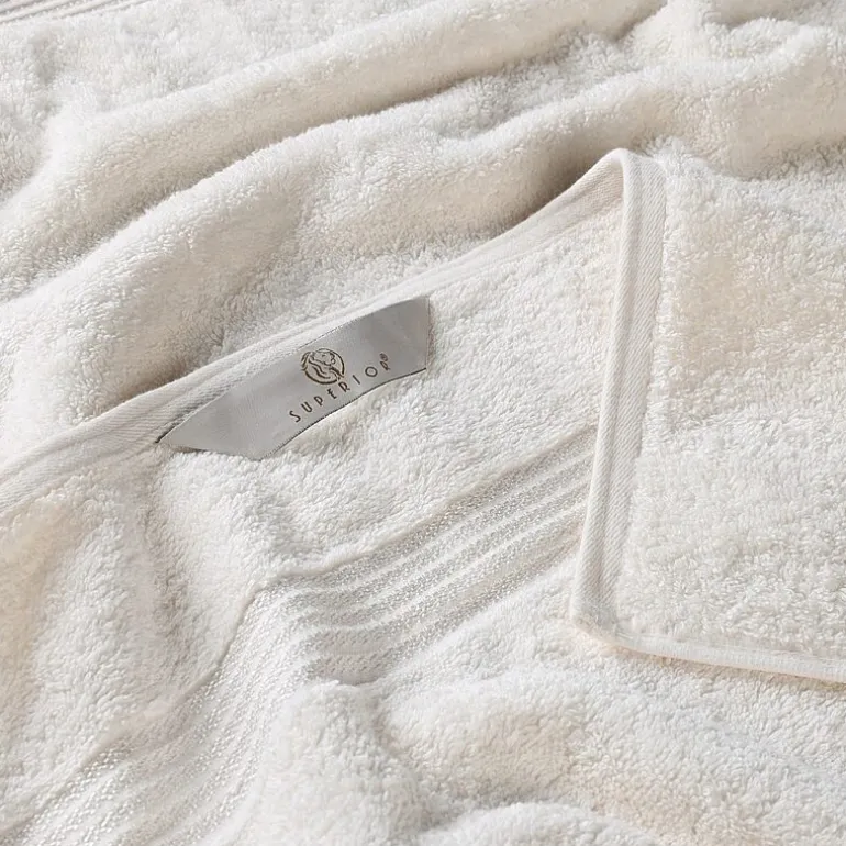 SUPERIOR® Heritage Collection | Luxury Egyptian Cotton 12-pc. Quick Dry Solid Bath Towel Set