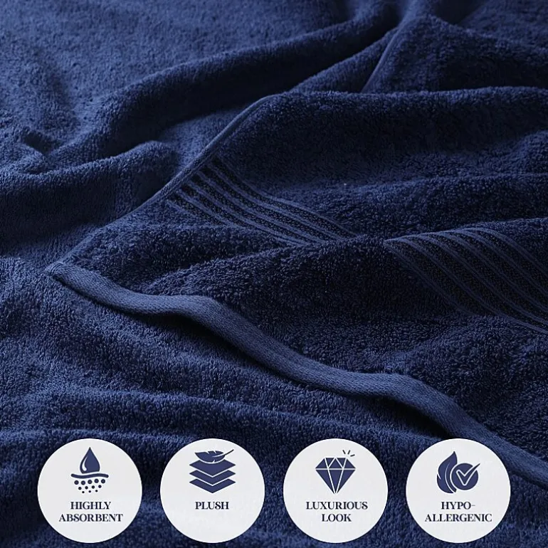 SUPERIOR® Heritage Collection | Luxury Egyptian Cotton 12-pc. Quick Dry Solid Bath Towel Set