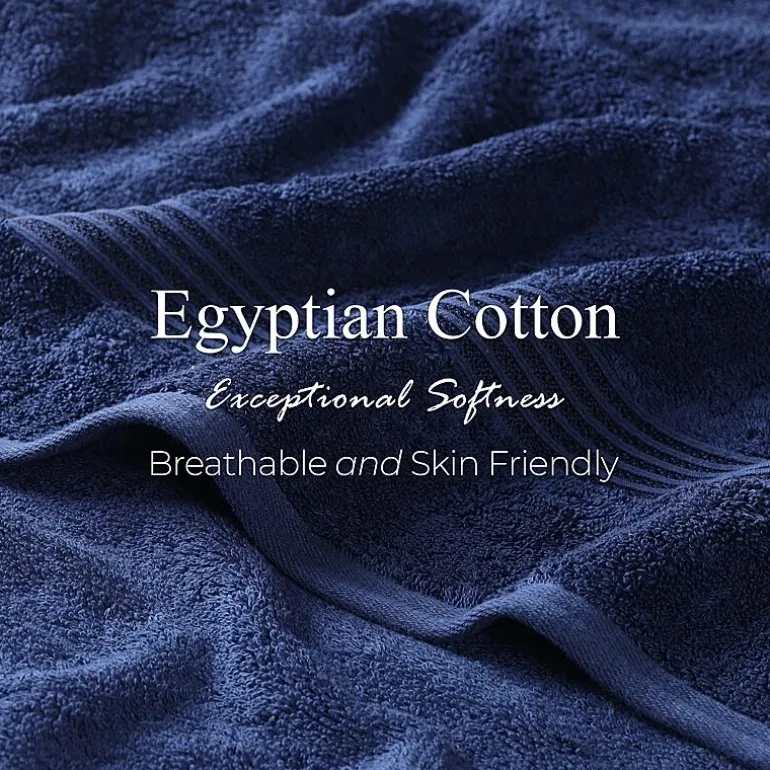 SUPERIOR® Heritage Collection | Luxury Egyptian Cotton 12-pc. Quick Dry Solid Bath Towel Set