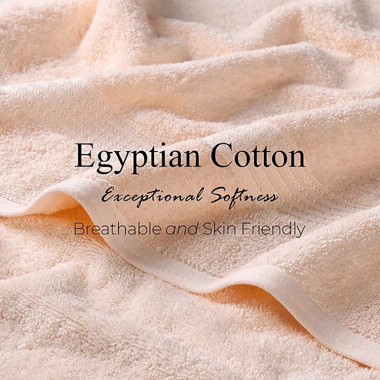 SUPERIOR® Heritage Collection | Luxury Egyptian Cotton 12-pc. Quick Dry Solid Bath Towel Set