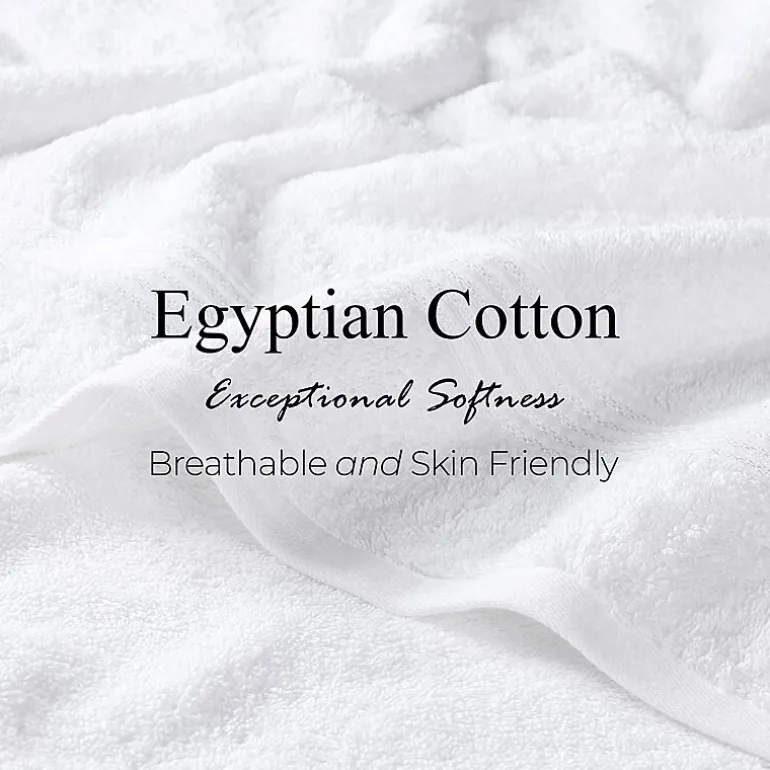 SUPERIOR® Heritage Collection | Luxury Egyptian Cotton 12-pc. Quick Dry Solid Bath Towel Set