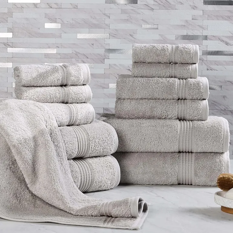 SUPERIOR® Heritage Collection | Luxury Egyptian Cotton 12-pc. Quick Dry Solid Bath Towel Set