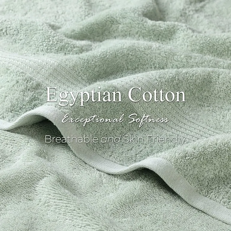 SUPERIOR® Heritage Collection | Luxury Egyptian Cotton 12-pc. Quick Dry Solid Bath Towel Set