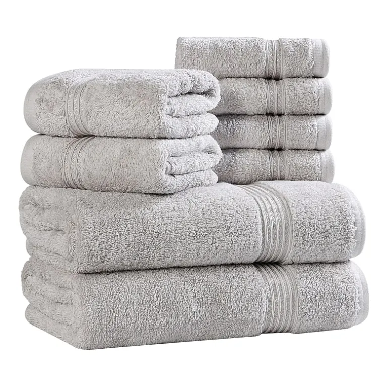 SUPERIOR® Heritage Collection | Luxury Egyptian Cotton 8-pc. Quick Dry Bath Towel Set