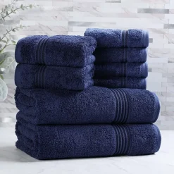 SUPERIOR® Heritage Collection | Luxury Egyptian Cotton 8-pc. Quick Dry Bath Towel Set