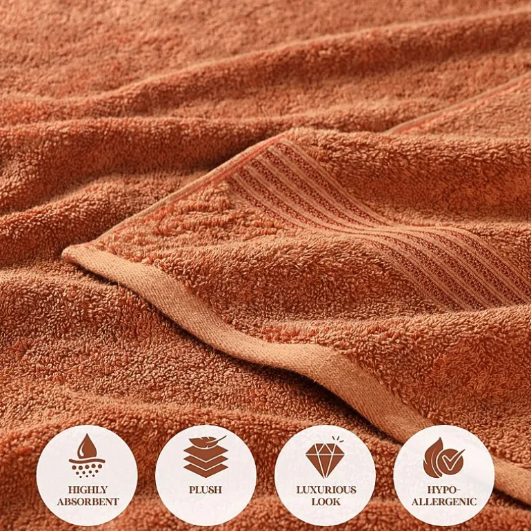 SUPERIOR® Heritage Collection | Luxury Egyptian Cotton 8-pc. Quick Dry Bath Towel Set