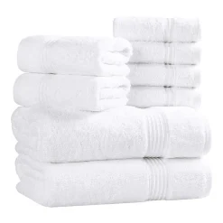 SUPERIOR® Heritage Collection | Luxury Egyptian Cotton 8-pc. Quick Dry Bath Towel Set