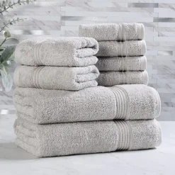 SUPERIOR® Heritage Collection | Luxury Egyptian Cotton 8-pc. Quick Dry Bath Towel Set