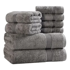 SUPERIOR® Heritage Collection | Luxury Egyptian Cotton 8-pc. Quick Dry Bath Towel Set