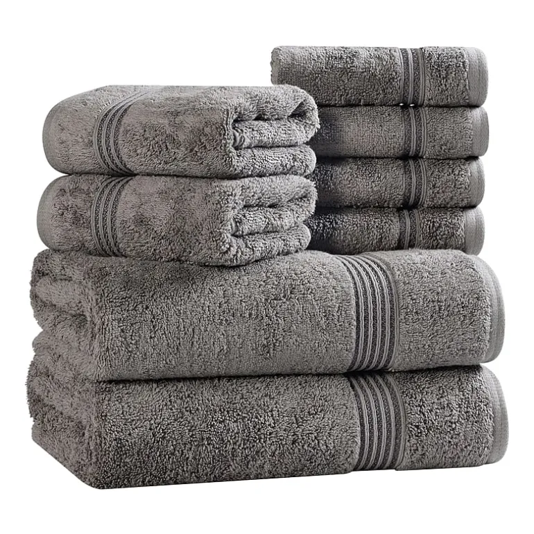 SUPERIOR® Heritage Collection | Luxury Egyptian Cotton 8-pc. Quick Dry Bath Towel Set