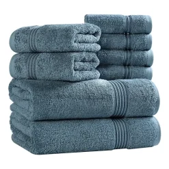 SUPERIOR® Heritage Collection | Luxury Egyptian Cotton 8-pc. Quick Dry Bath Towel Set