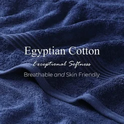 SUPERIOR® Heritage Collection | Luxury Egyptian Cotton 8-pc. Quick Dry Bath Towel Set