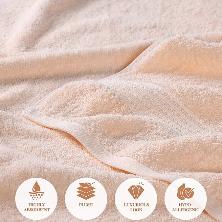 SUPERIOR® Heritage Collection | Luxury Egyptian Cotton 8-pc. Quick Dry Bath Towel Set