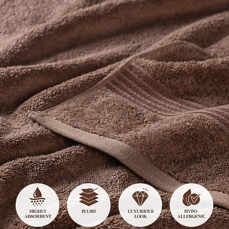 SUPERIOR® Heritage Collection | Luxury Egyptian Cotton 8-pc. Quick Dry Bath Towel Set