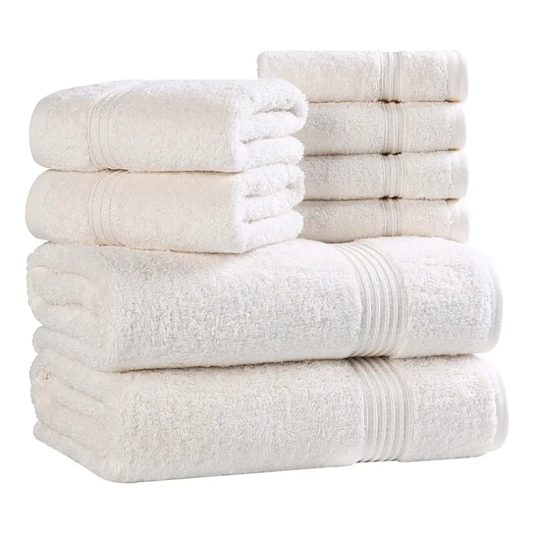 SUPERIOR® Heritage Collection | Luxury Egyptian Cotton 8-pc. Quick Dry Bath Towel Set