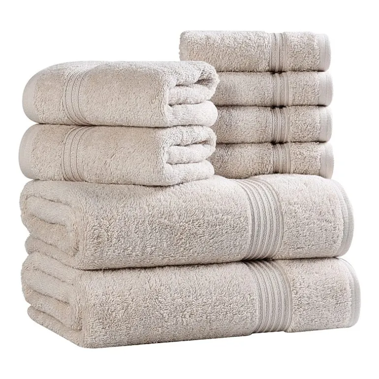 SUPERIOR® Heritage Collection | Luxury Egyptian Cotton 8-pc. Quick Dry Bath Towel Set