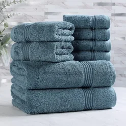 SUPERIOR® Heritage Collection | Luxury Egyptian Cotton 8-pc. Quick Dry Bath Towel Set