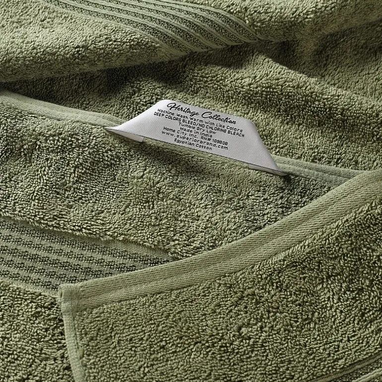 SUPERIOR® Heritage Collection | Luxury Egyptian Cotton 8-pc. Quick Dry Bath Towel Set
