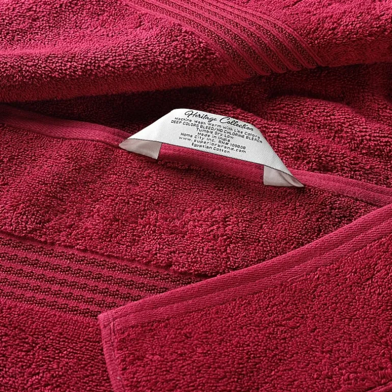 SUPERIOR® Heritage Collection | Luxury Egyptian Cotton 8-pc. Quick Dry Bath Towel Set