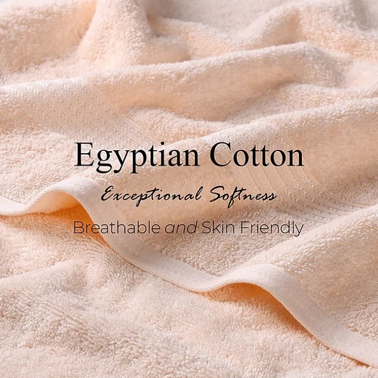SUPERIOR® Heritage Collection | Luxury Egyptian Cotton 8-pc. Quick Dry Bath Towel Set