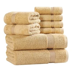 SUPERIOR® Heritage Collection | Luxury Egyptian Cotton 8-pc. Quick Dry Bath Towel Set