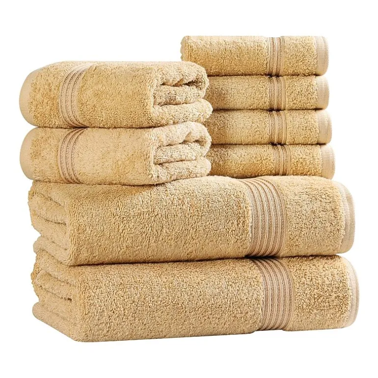 SUPERIOR® Heritage Collection | Luxury Egyptian Cotton 8-pc. Quick Dry Bath Towel Set
