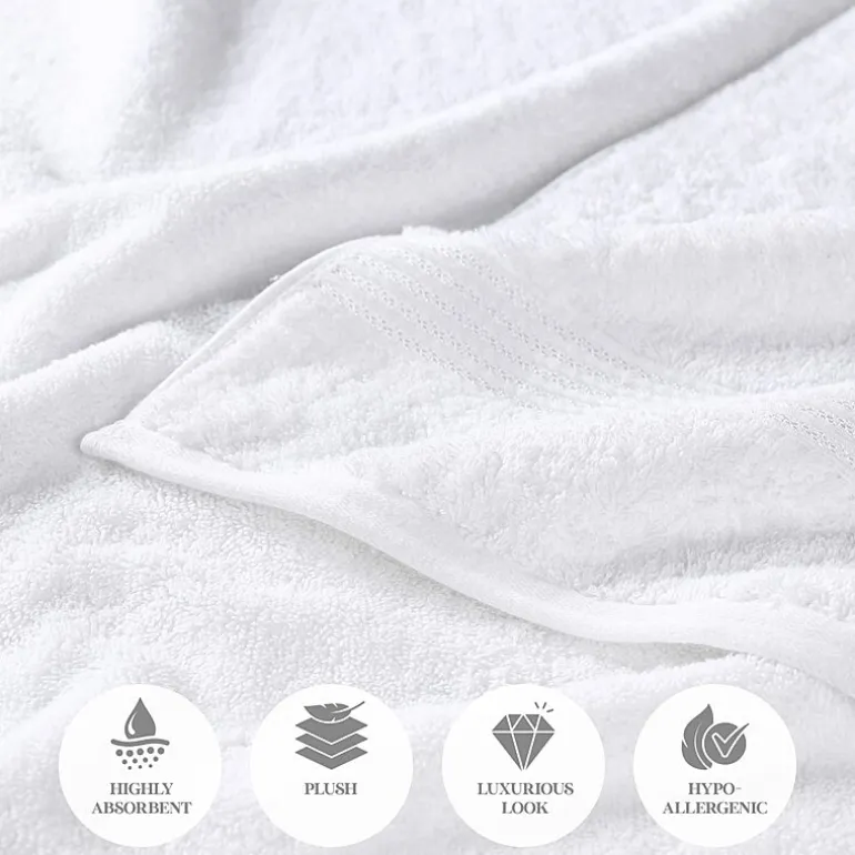 SUPERIOR® Heritage Collection | Luxury Egyptian Cotton 8-pc. Quick Dry Bath Towel Set