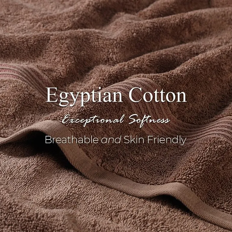 SUPERIOR® Heritage Collection | Luxury Egyptian Cotton 8-pc. Quick Dry Bath Towel Set