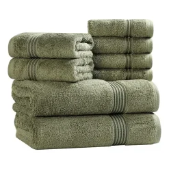 SUPERIOR® Heritage Collection | Luxury Egyptian Cotton 8-pc. Quick Dry Bath Towel Set