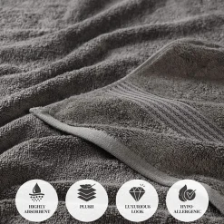 SUPERIOR® Heritage Collection | Luxury Egyptian Cotton 8-pc. Quick Dry Bath Towel Set
