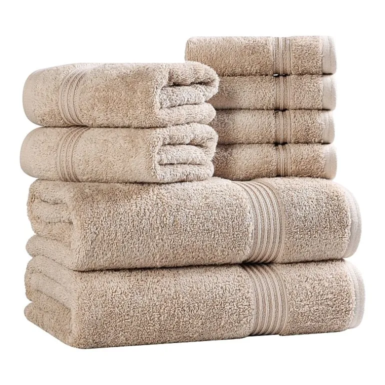 SUPERIOR® Heritage Collection | Luxury Egyptian Cotton 8-pc. Quick Dry Bath Towel Set
