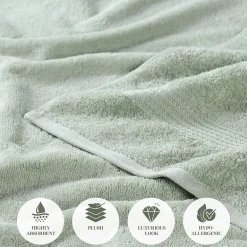 SUPERIOR® Heritage Collection | Luxury Egyptian Cotton 8-pc. Quick Dry Bath Towel Set